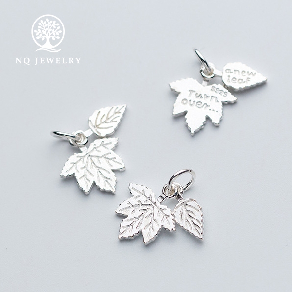 Charm S925 ห้อยใบไม้ - NQ Jewelry