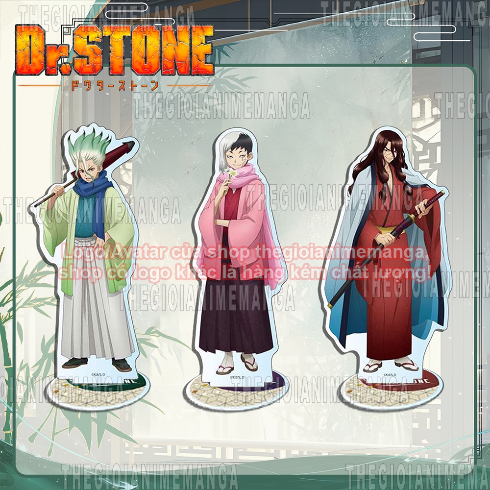 Standee Dr.Stone Doctor รูปปั้นหินอะคริลิค standee อะนิเมะ micha chibi ตกแต่งแสดงรุ่น