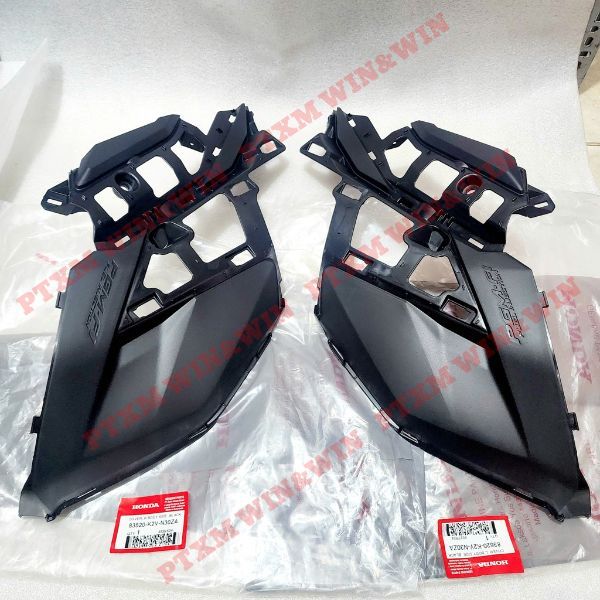 PGM-FI พลาสติกหยาบ ฝาครอบพักเท้า Vario 2023 125cc - 83520-K2V-N30ZA/8320-K2V-N30ZA