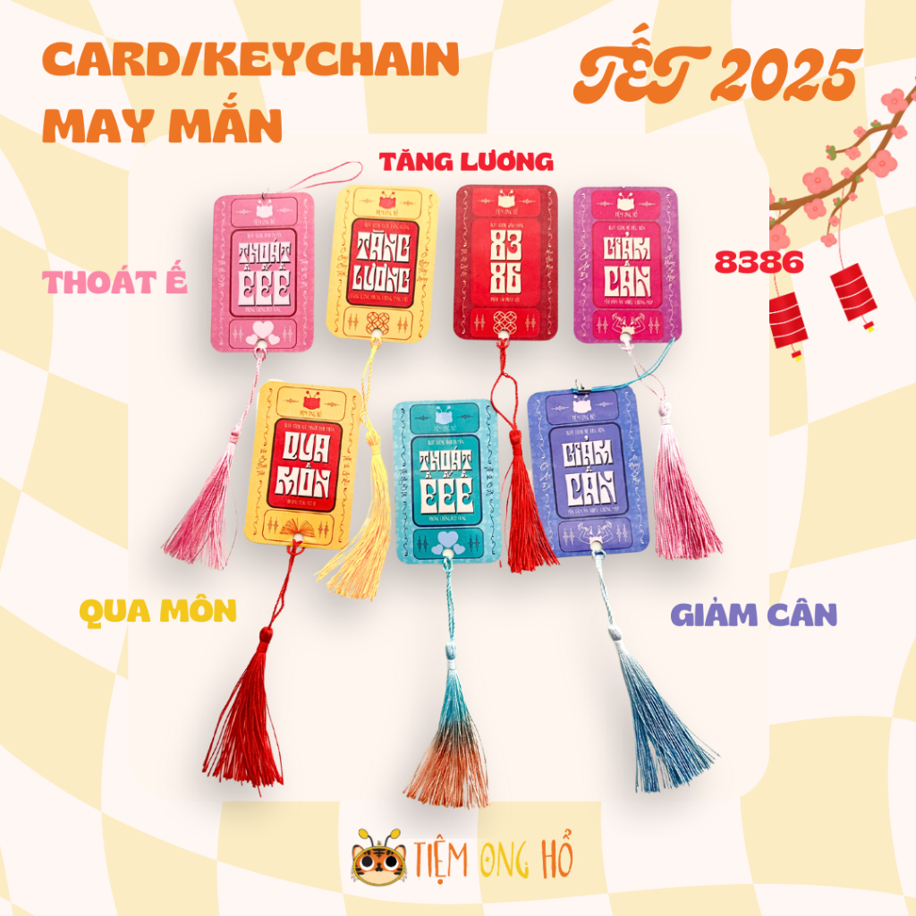 พวงกุญแจ/การ์ดมุมโค้งมนของโชคหายไป Gain Weight, Escape, ลดน้ําหนัก,...[ไฟ SPEED]