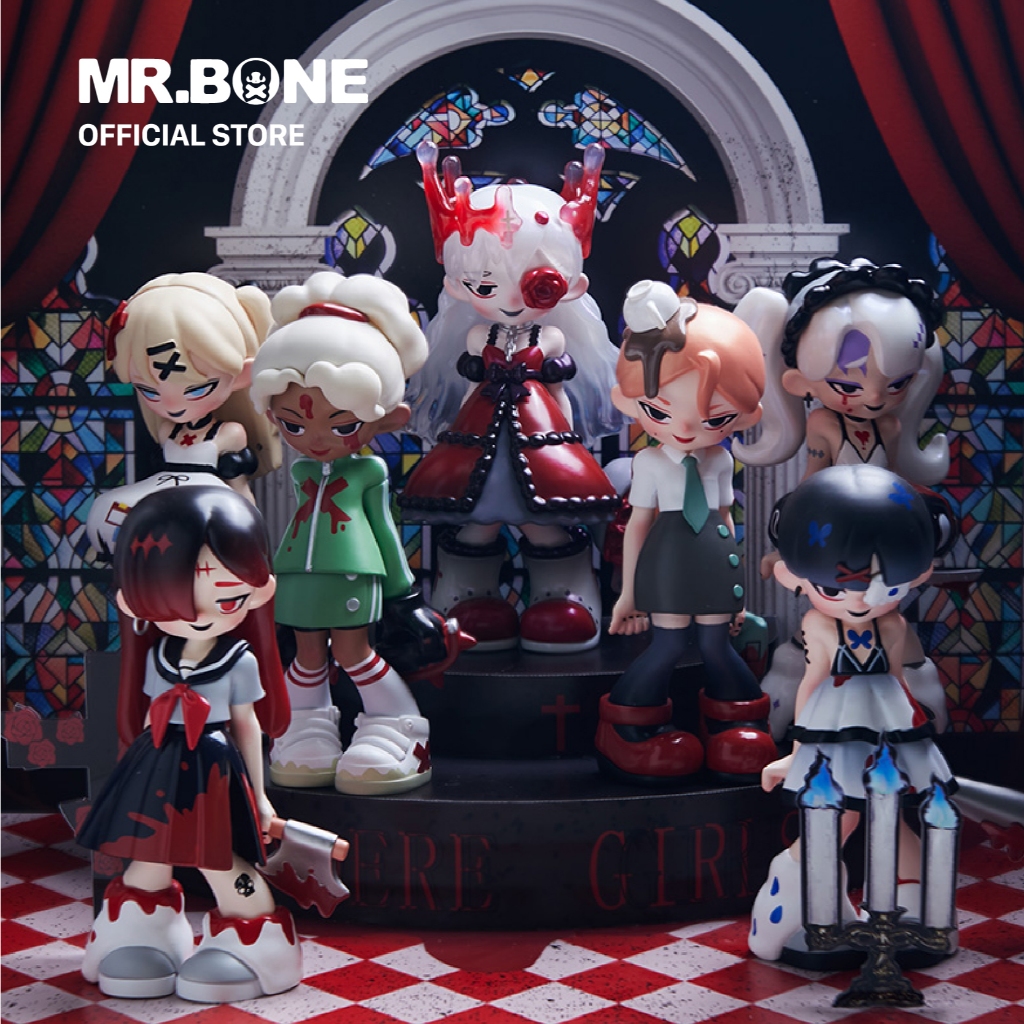 Blind Box Yandere Girls - Yandere Campus Series Random Blind Box MR.BONE ครบชุด