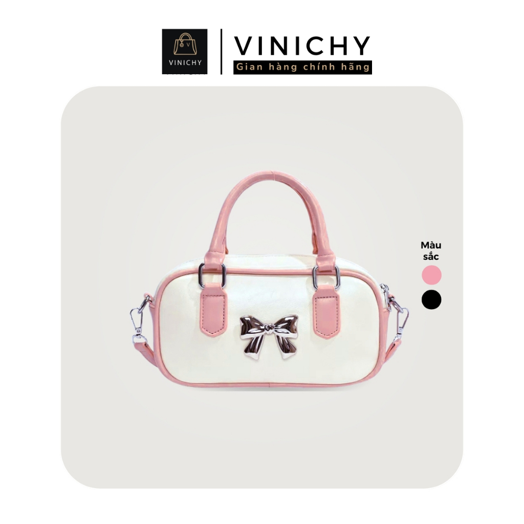 กระเป๋าสะพายข้างและสะพายไหล่ผู้หญิง VINICHY ขนาด 22cm HA601