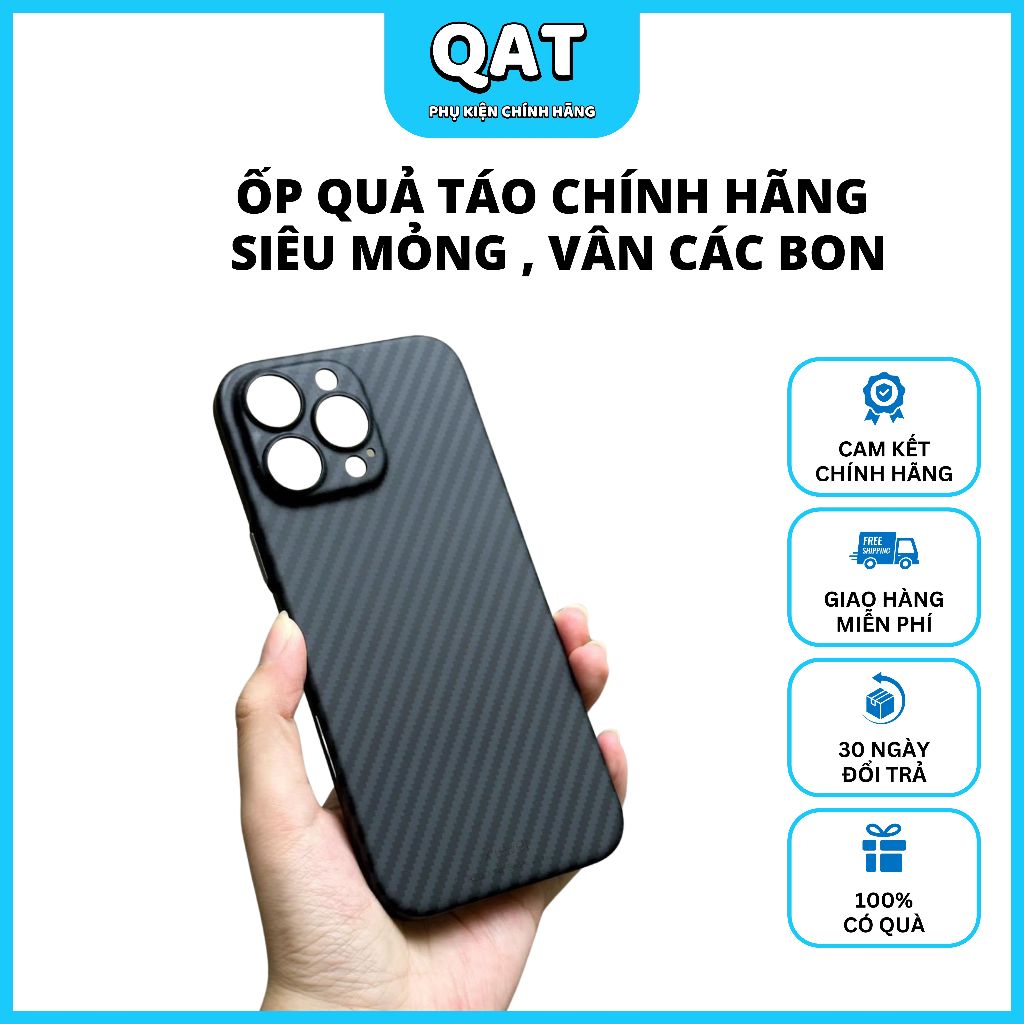 เคสโทรศัพท์ X-levl lPhone ของแท้ - วัสดุพลาสติกคาร์บอนไฟเบอร์บางเฉียบ