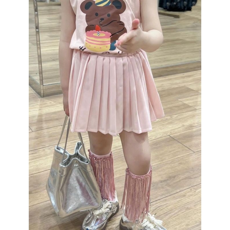 PINK BIRTHDAY BEAR DRESS SET