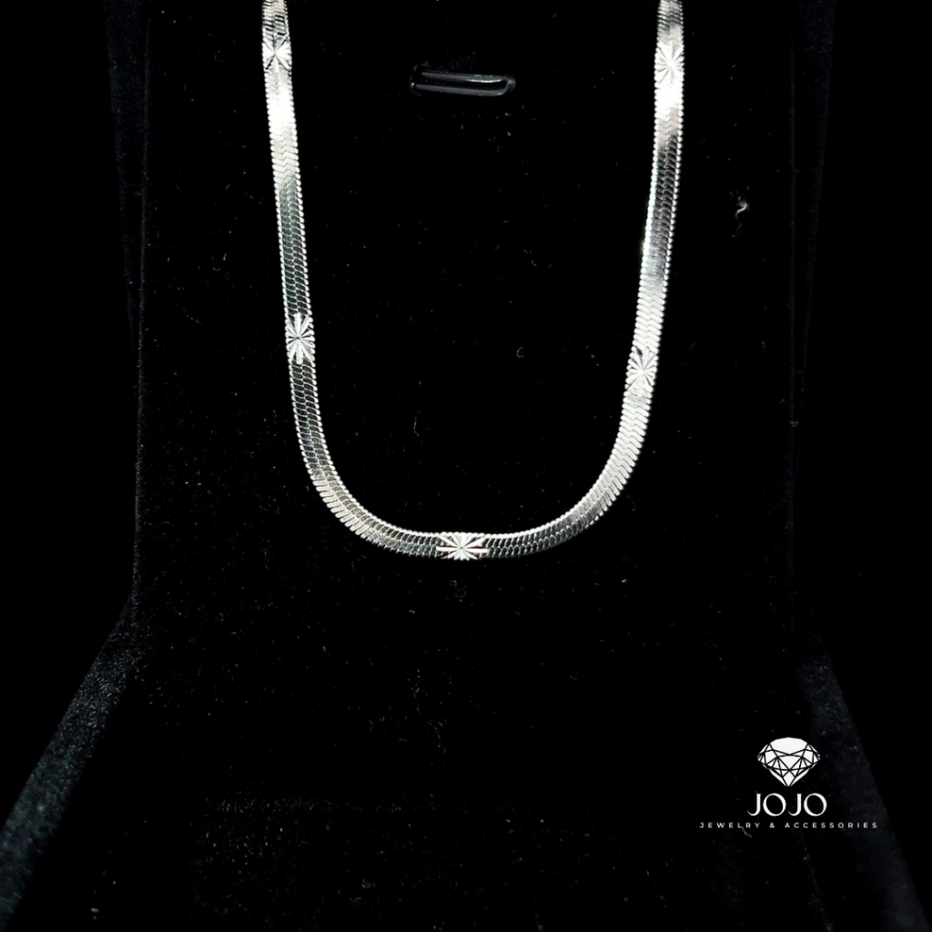 TITAN DIN1 สร้อยคอแบน 2 มม. - สี JOJO ทนทานเป็นพิเศษ - unisex