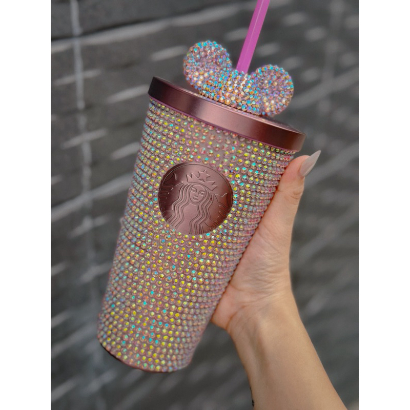 ฟรี TOPPER MICKEY FULL STONE เมื่อซื้อ STARBUCK RHIINESTONE กระติกน้ําร้อน 500ml