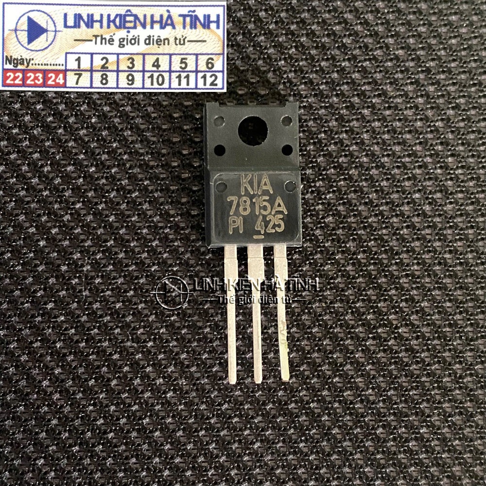 กระเป๋าไฟ ICs KIA7815API KIA7815A PI KIA 7815A พร้อมหลังพลาสติก - BK28