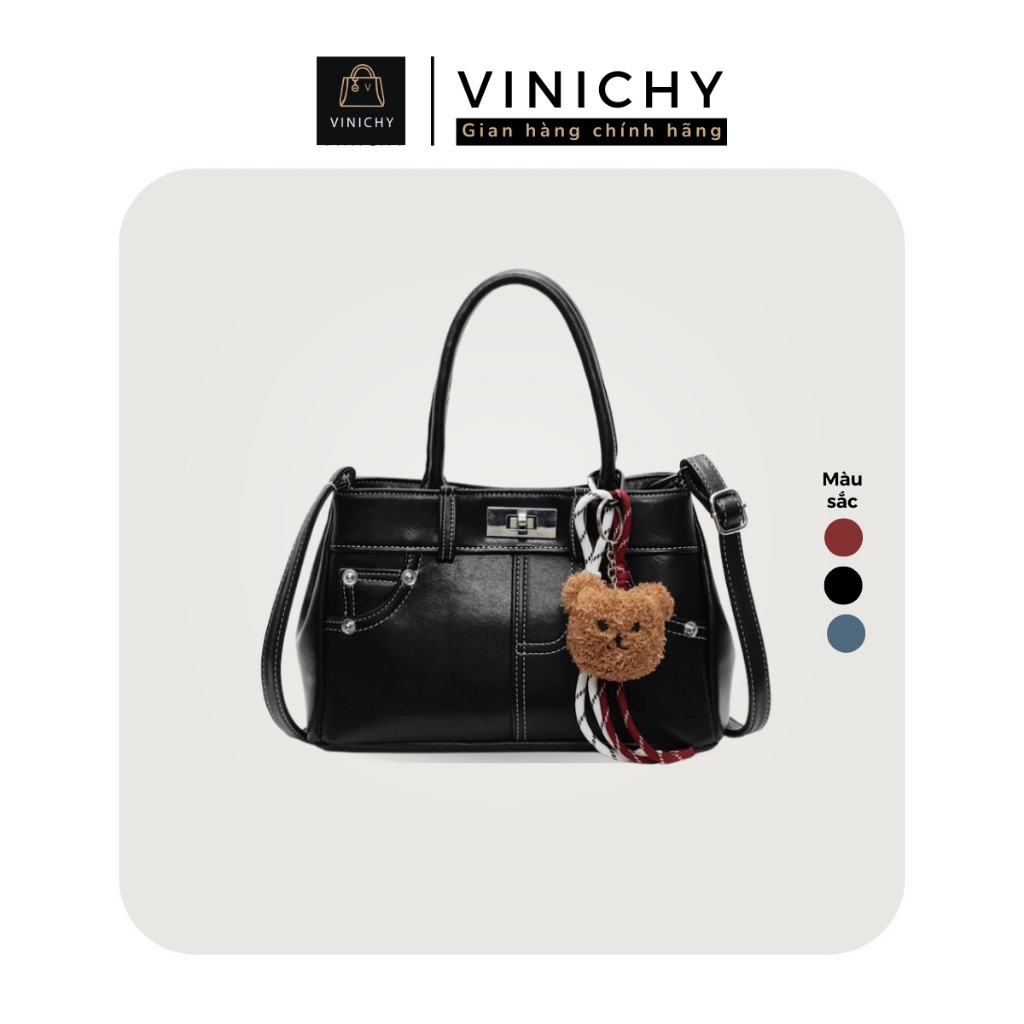 กระเป๋าสะพายข้างและสะพายไหล่ผู้หญิง VINICHY ขนาด 22cm HA602