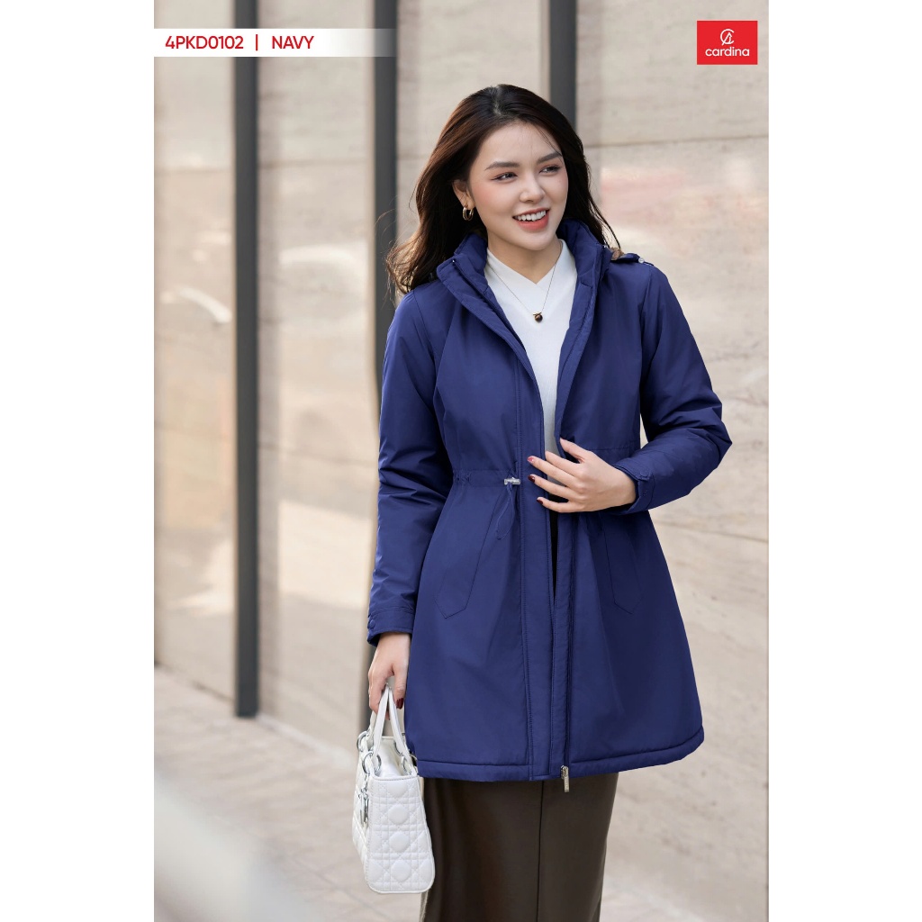 เสื้อคลุมสตรี CARDINA ซับขนแกะคุณภาพสูงกันลมความเชื่อความร้อนที่ให้ความอบอุ่นเป็นพิเศษ 4PKD01