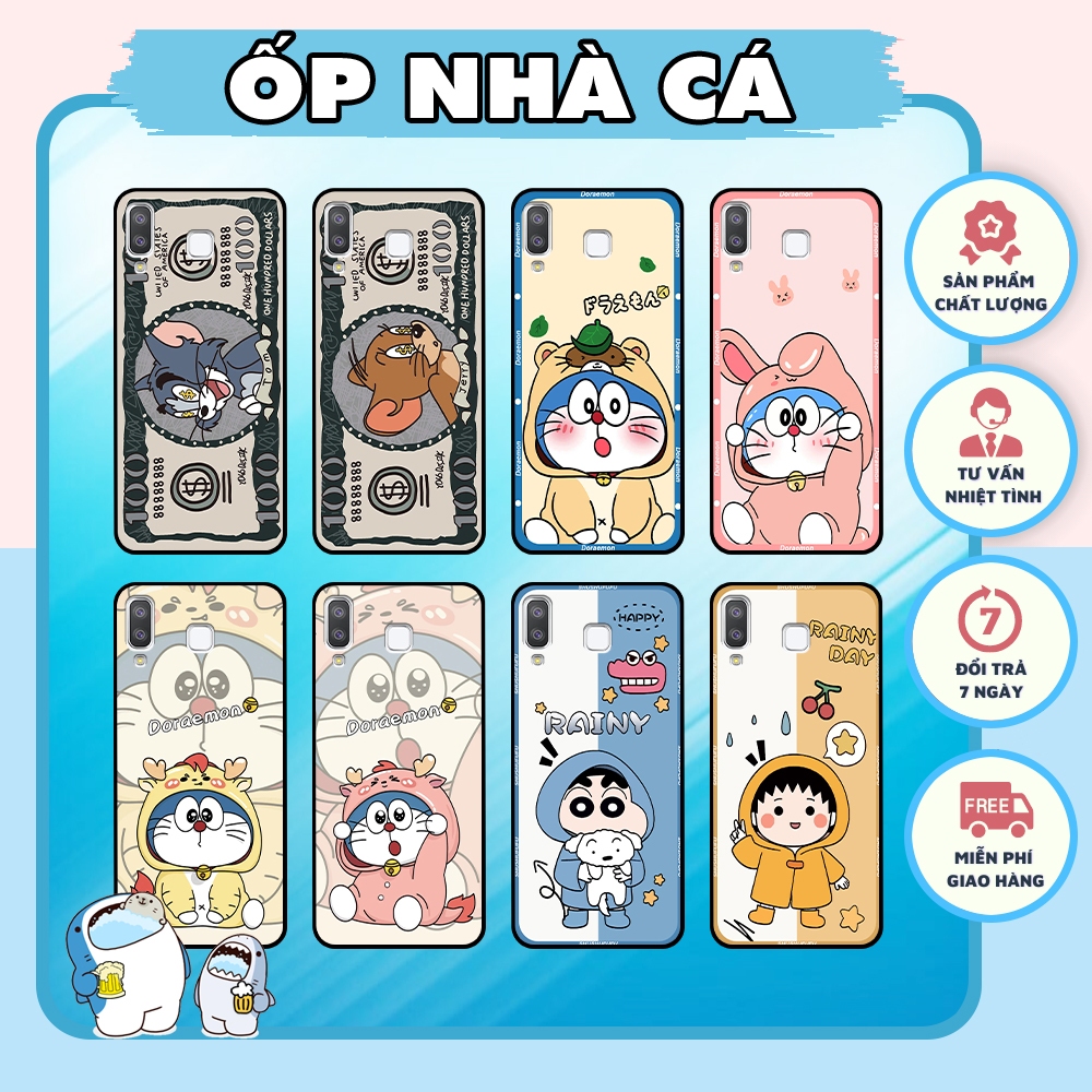 เคส Samsung A8 Star / A9 Star พิมพ์ลายตัวการ์ตูนชื่อดัง