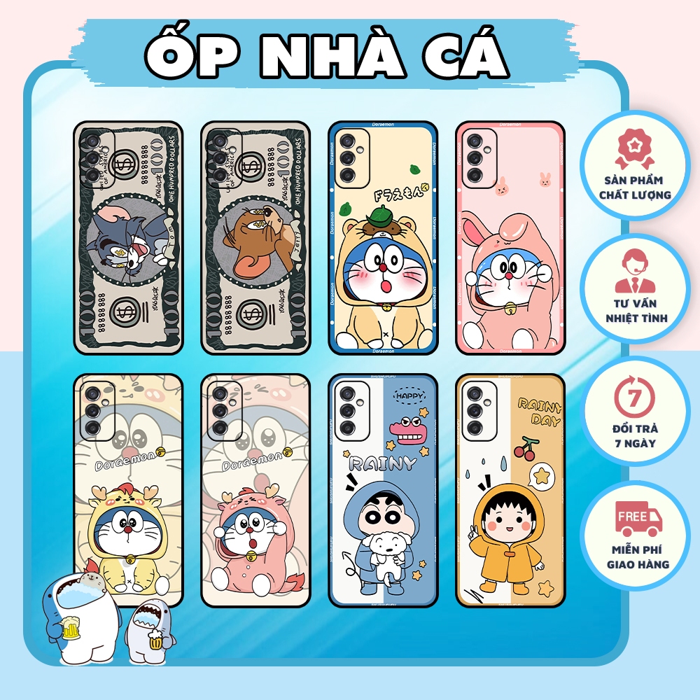 เคส Samsung M52 5G พิมพ์ลายการ์ตูนชื่อดัง