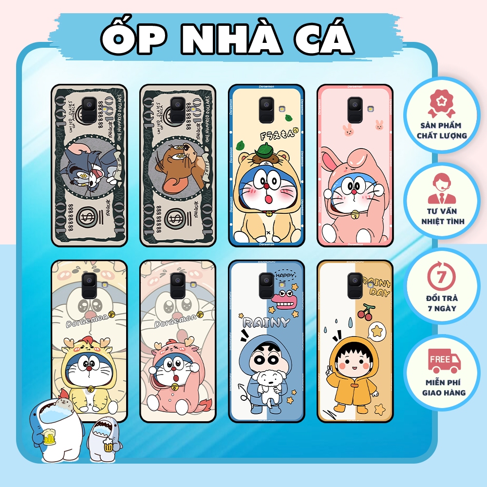 เคส Samsung A6 2018 / A6 Plus พิมพ์ลายตัวการ์ตูนชื่อดัง
