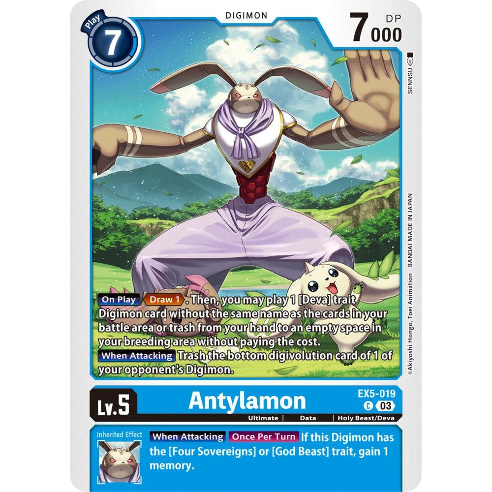Digimon Card Code EX5-019 - Antylmon - Digimon - Common