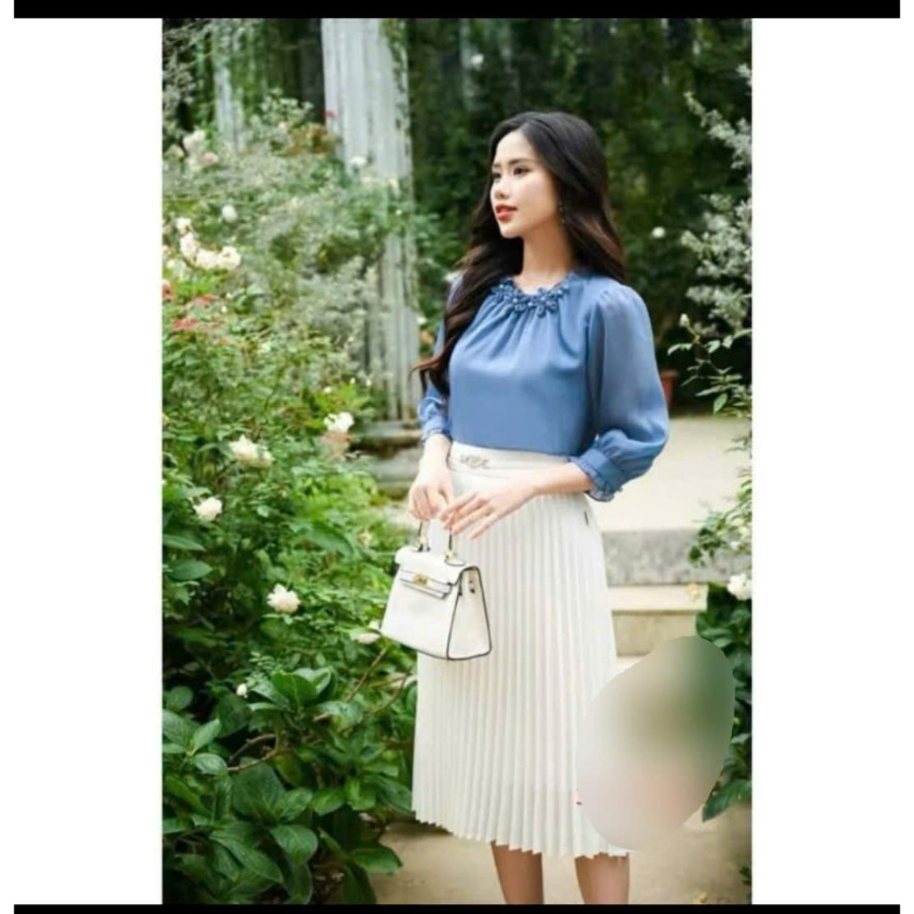 FLOWER PATTERN DRESS K99 ทุกขนาด