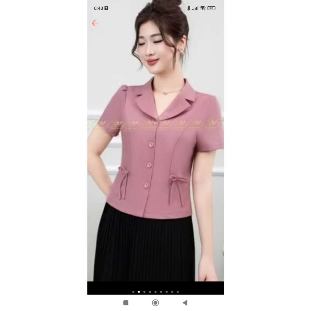 BOW-ATTACHED STYLE DRESS B77