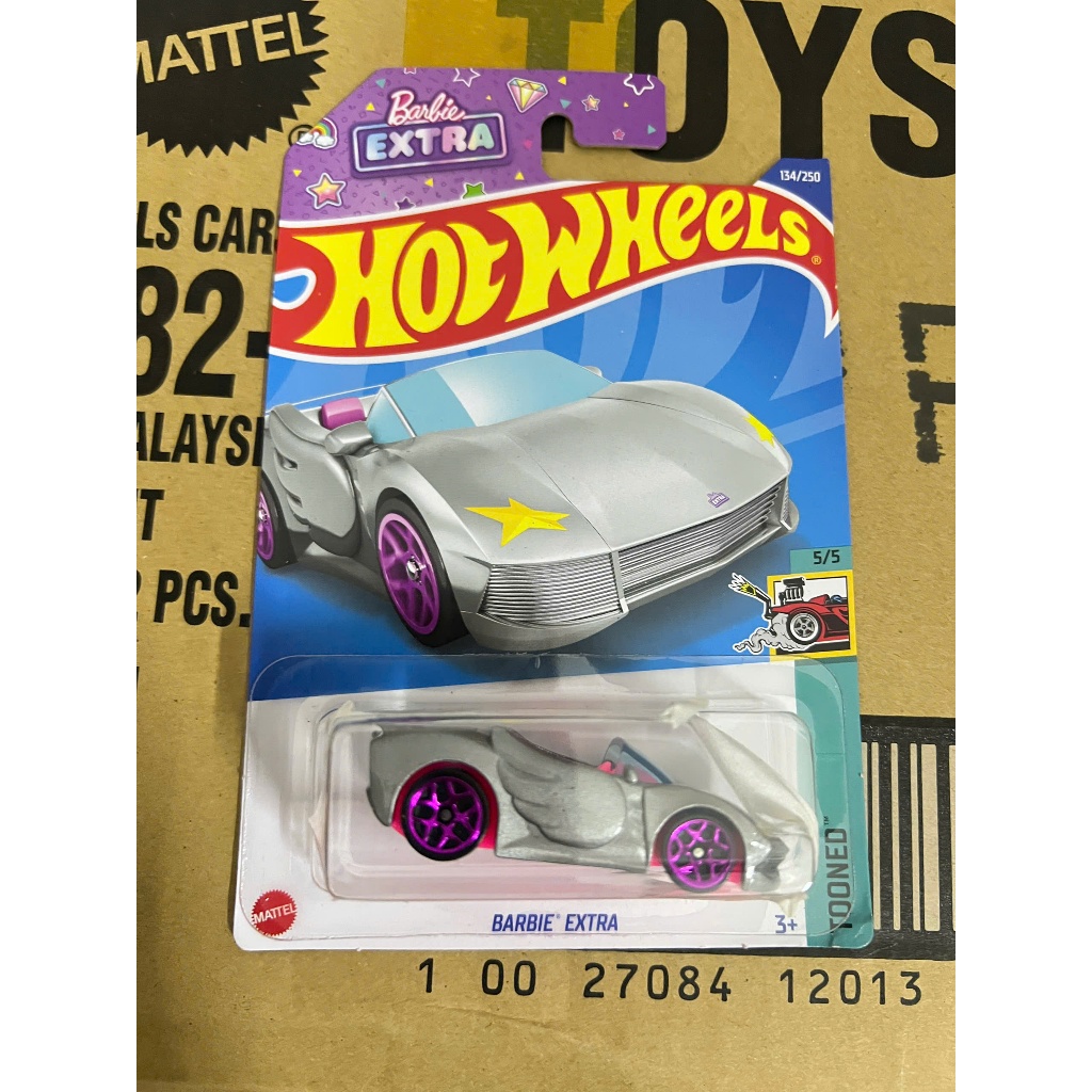 LeHuong Diecast - Hot Wheels Barbie the Movie - Barbie Extra (สีเทา)