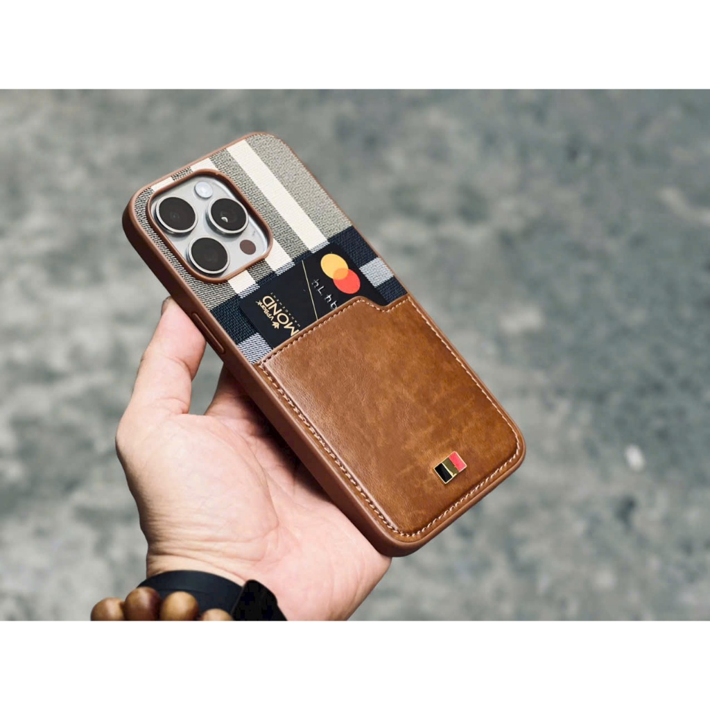 IPhone 11 to 15 Pro max/16 Pro max- Mentor II เคสหนังพร้อมช่องใส่การ์ดสะดวก