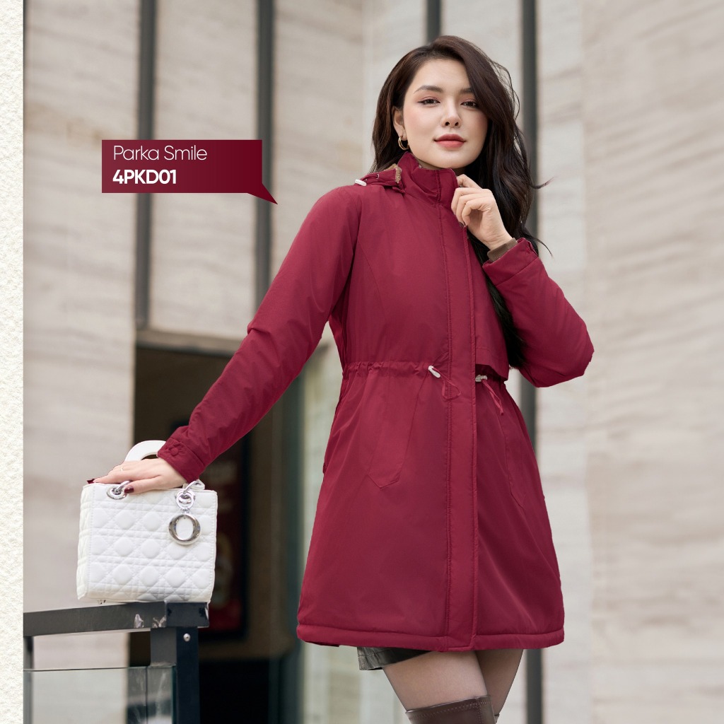 CARDINA เสื้อเชิ้ตผู้หญิง PARKA ผ้าลมซับในขนแกะ Super Light นุ่ม อบอุ่น ทันสมัย อ่อนเยาว์ดีไซน์หลายส