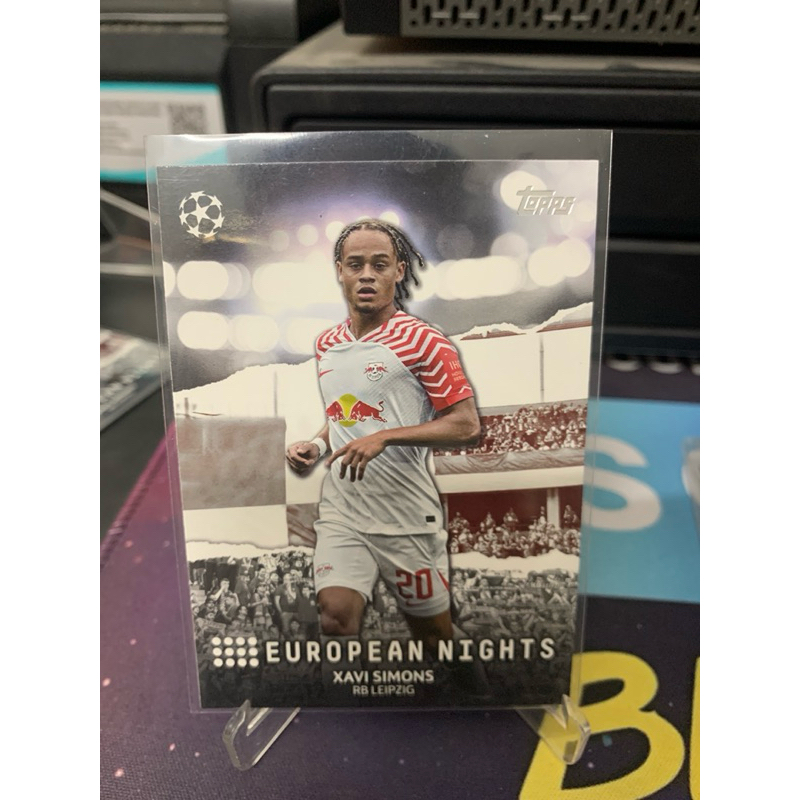 การ์ดฟุตบอล U794 Xavi Simons RB Leipzig European Nights Topps UCC 2023/24