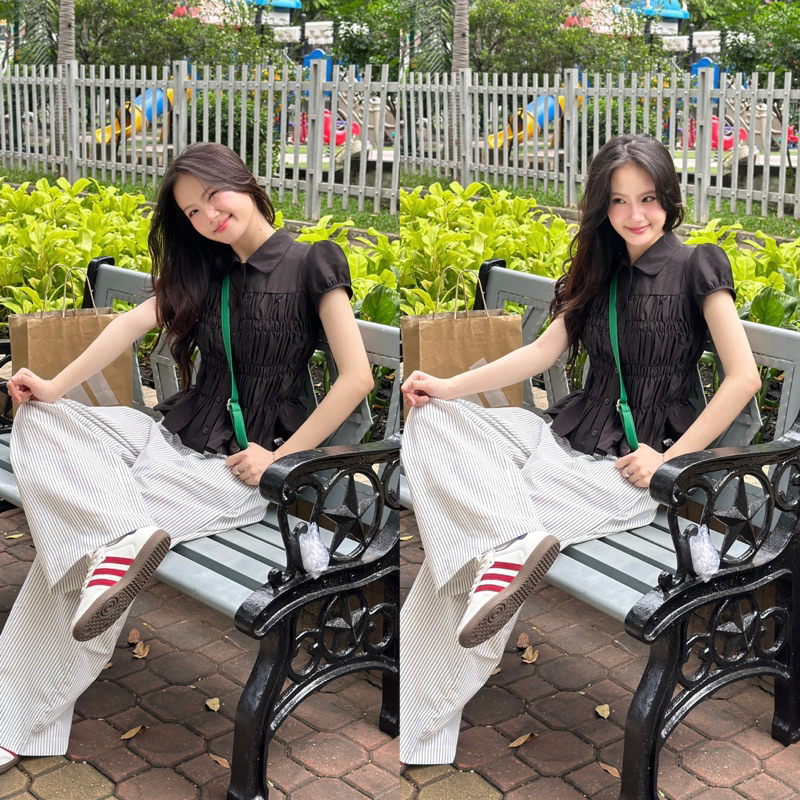 เสื้อ ฝนตก สูงสุด - DEROSE ดีเทลสม็อค ผ้าคอตตอนเนื้อนุ่มเย็น แบบยาวคลุมพุง - รูปที่ 5