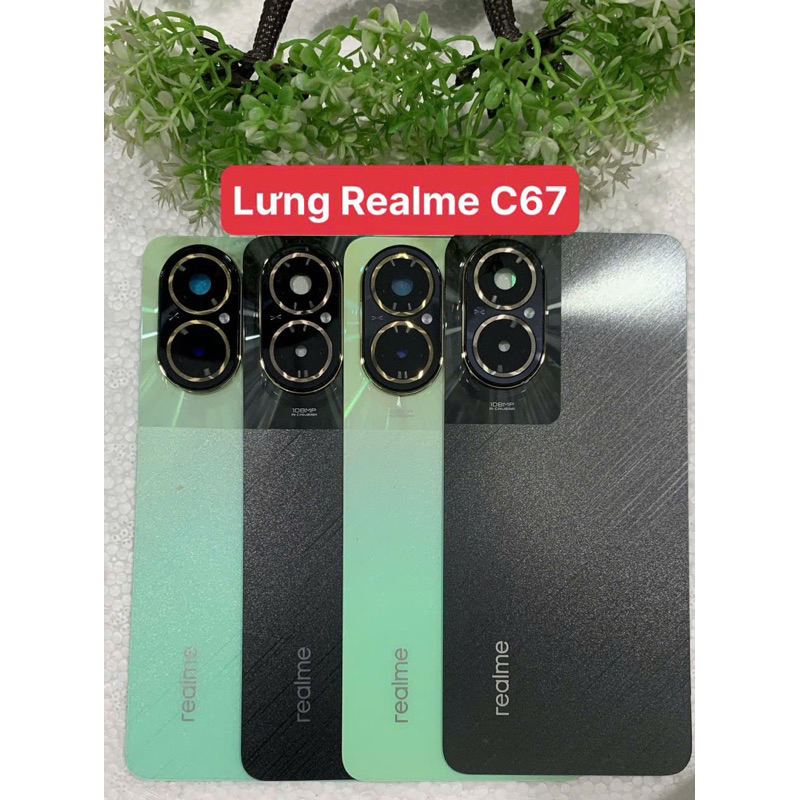 Realme C67 Back Glass / Realme c67 ฝาหลังโทรศัพท์ / Realme c67 ฝาหลังพร้อมกระจกกล้องหลัง