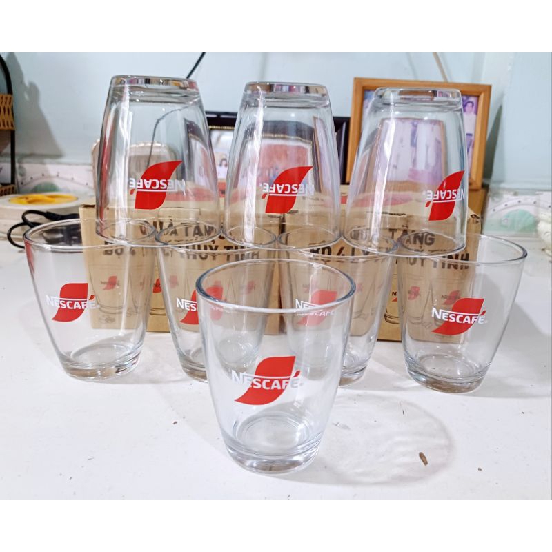 ชุดถ้วยแก้ว IMG อินโดนีเซีย 8 ชิ้น 350ml (ของขวัญ NSCAFE)