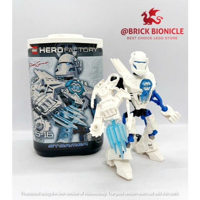 LEGO VINTAGE HERO FACTORY TH - HERO FACTORY ASSEMBLY TOY - 7164 Preston Stormer
