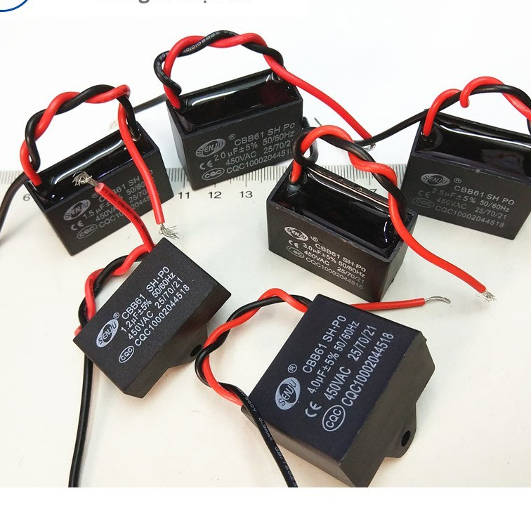 FAN CAPACITOR 1.5UF 1.8UF 2UF 2.5UF 3UF 3.5UF 4UF 5UF 450V / 400V GOOD TYPE