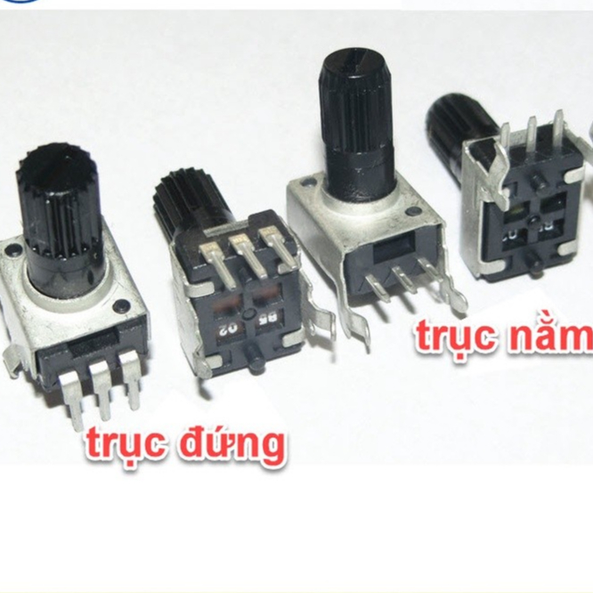 Combo 10 potentiometers RV09 0932 potentiometer RV09 50k เพลาแนวตั้งและแนวนอน