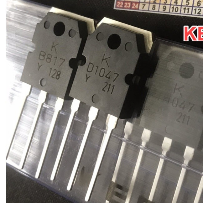 KTD1047 KTB817 ทรานซิสเตอร์ D1047 B817 KEC ใหม่