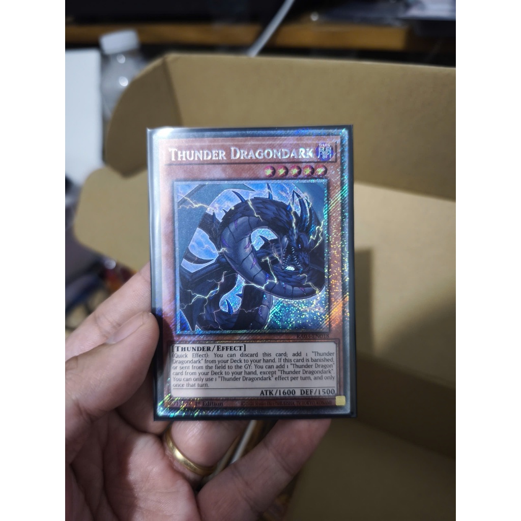 [Yugioh Funny Shop] การ์ด Thunder Dragondark 1 ใบ - RA03-EN018