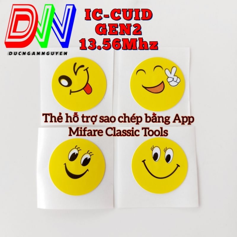 [RFID STICKER] SUPER THIN CUID GEN2 13.56MHZ MAGNETIC CARD SUPPORT COPY NFC Android MCT Through Fire