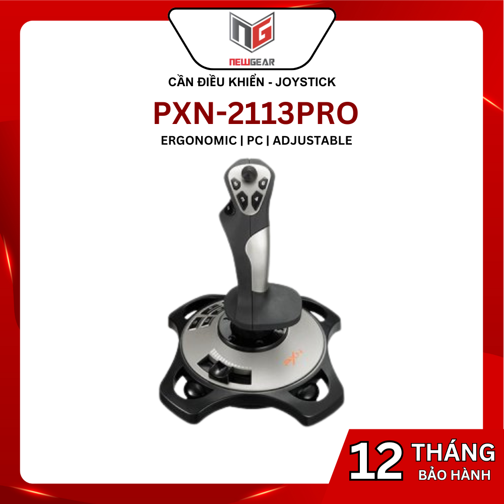 PXN 2113 จอยสติ๊ก Thunder Pro USB – ประสบการณ์เที่ยวบินที่ราบรื่นและสมจริง