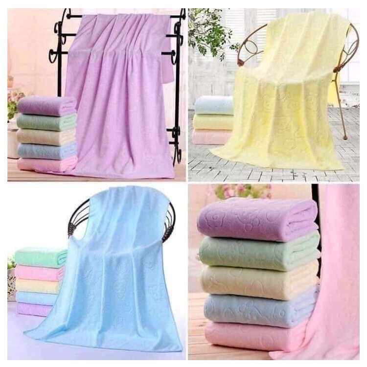 ผ้าเช็ดตัวญี่ปุ่นนุ่มลื่น ขนาด 70x 140cm Ht.store1990