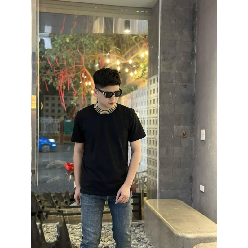 [ป้ายเต็ม] เสื้อยืด BBR คอปกผ้าฝ้ายทอคุณภาพสูง