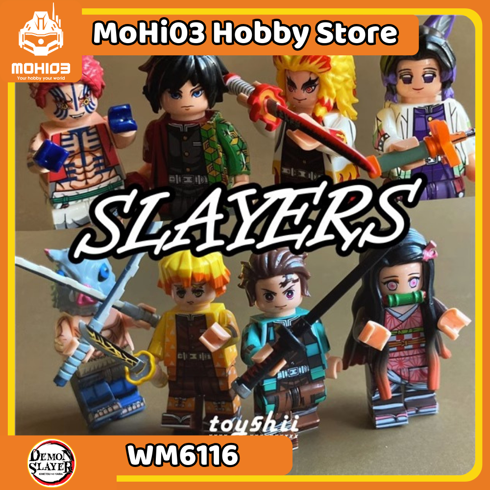 Demon Slayer Anime รุ่น WM6116 - Demon Slayer Kimetsu No Yaiba Minifigure Assembly Model - Mohi03