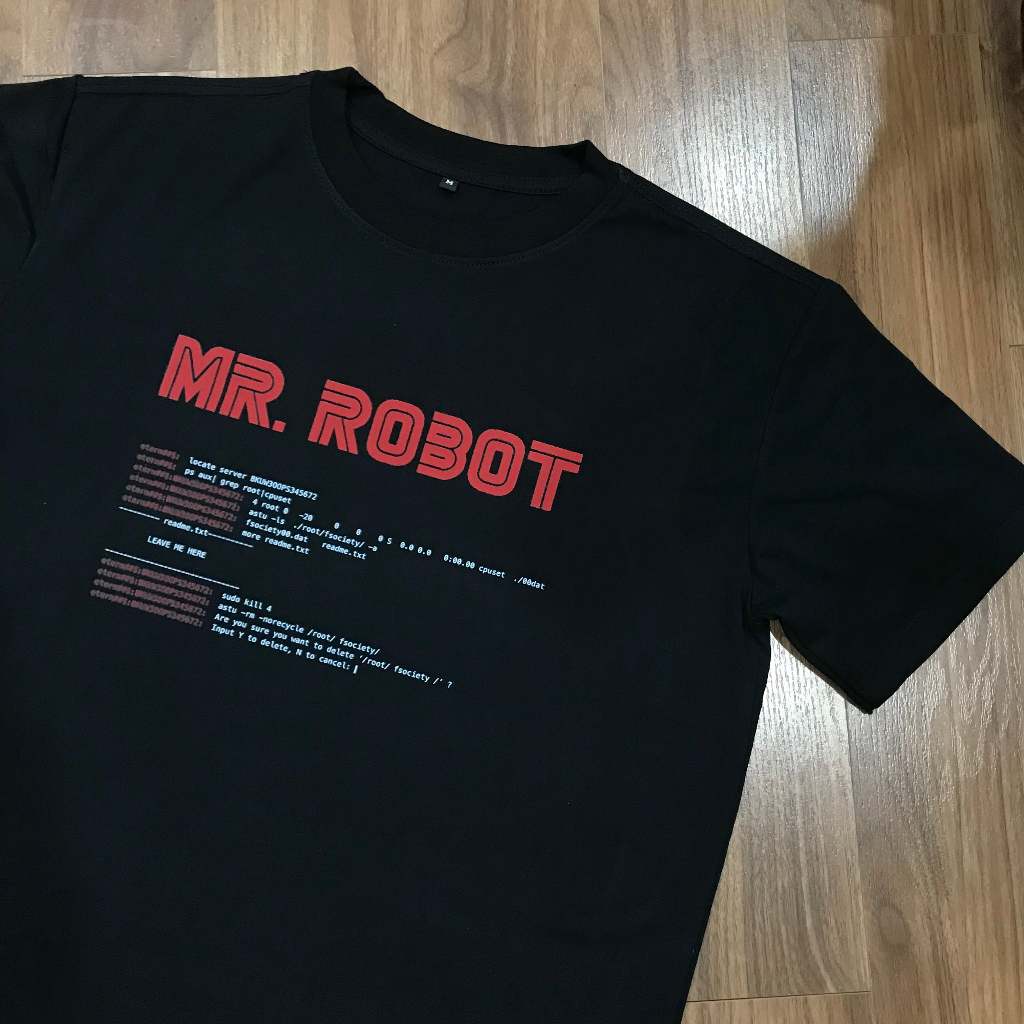 เสื้อยืด Mr Robot - เสื้อยืดการเขียนโปรแกรม