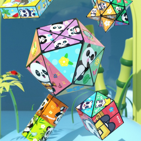 ของเล่น Rubik Panda พร้อมรูปทรง 3D น่ารักมากมาย / Rubik Panda เปลี่ยนรูปร่าง 890082 Shop