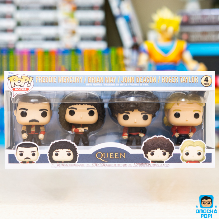 ฟิกเกอร์ Funko Pop Rocks ของแท้ - Queen : Freddie Mercury / Brian May / John Deacon / Roger Taylor 4