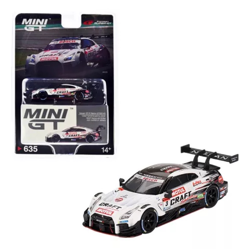 Mini GT 1:64 รถโมเดล Nissan GT-R Nismo GT500 3 NDDP Racing พร้อม B-Max 2021