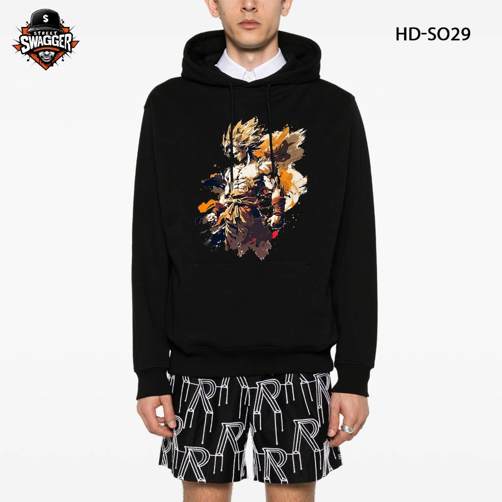 เสื้อสเวตเตอร์ขนสุนัขจิ้งจอก Street Swagger, Dragon Ball Son Goku Vegeta 7 เสื้อดราก้อนบอล HD-SO29