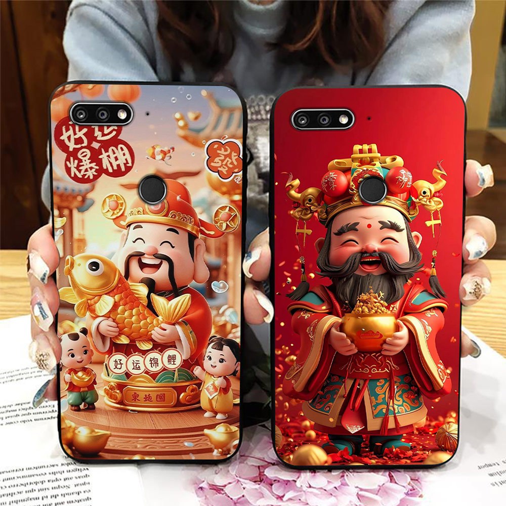เคส Huawei y7 prime 2018 / huawei y7 pro 2018 พิมพ์ลาย God of Wealth