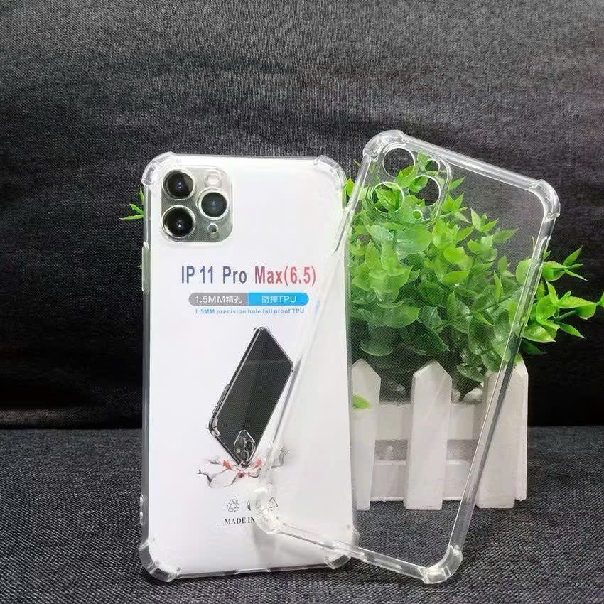 เคสกันกระแทกสําหรับ iphone 16 pro max x xr xs max 11 12 13 14 15 pro max promax ป้องกันสีส้ม (pk19)