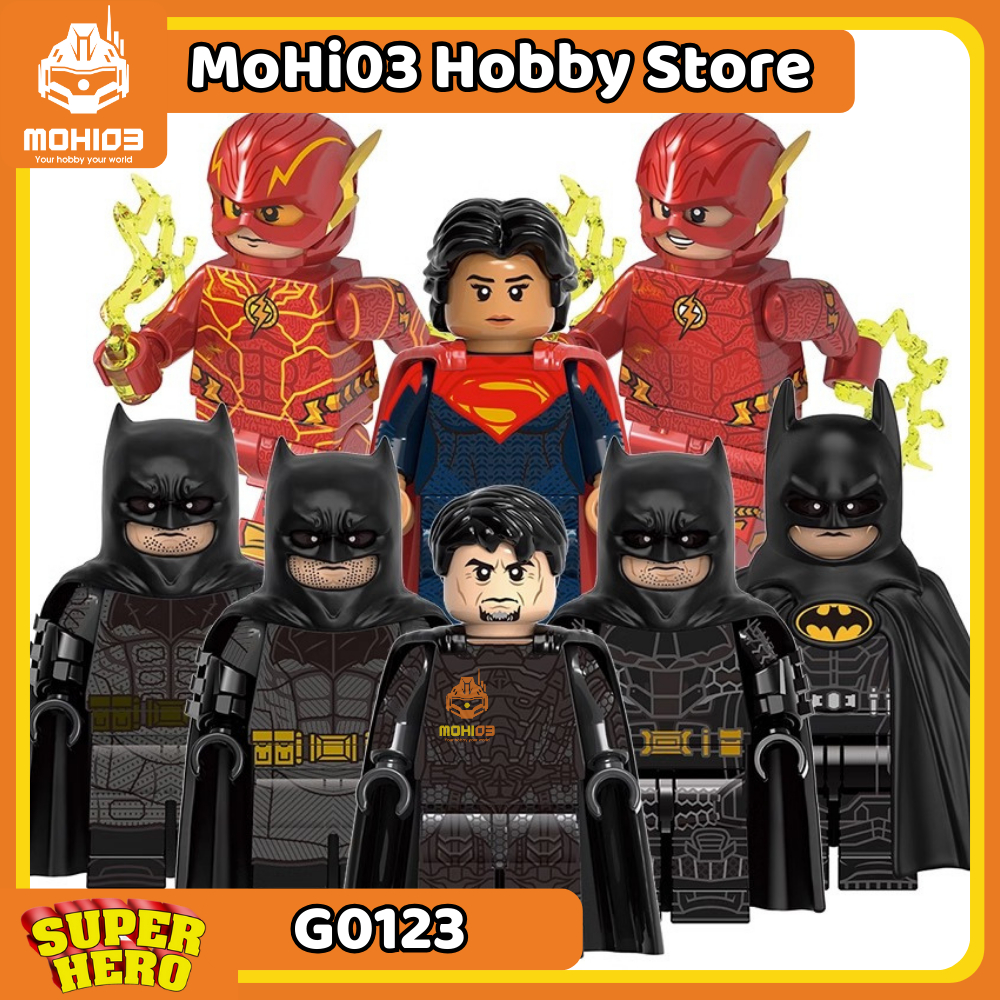 DC Minifigure The Flash Batman G0123 - Super Hero Assembly Model - Mohi03
