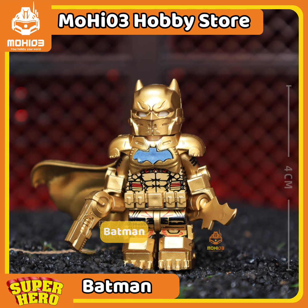 Batman Minifigure รุ่น LE04 LE05 LE06 - Super Hero DC Batman Assembly Model - Mohi03