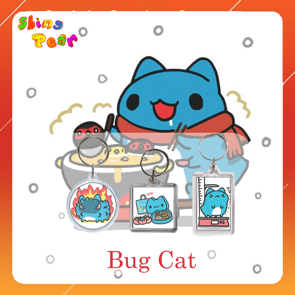 [Meme BugCat Capoo] - พวงกุญแจ | CAPOO - พวงกุญแจ BugCat เป็นของขวัญหรือตกแต่ง