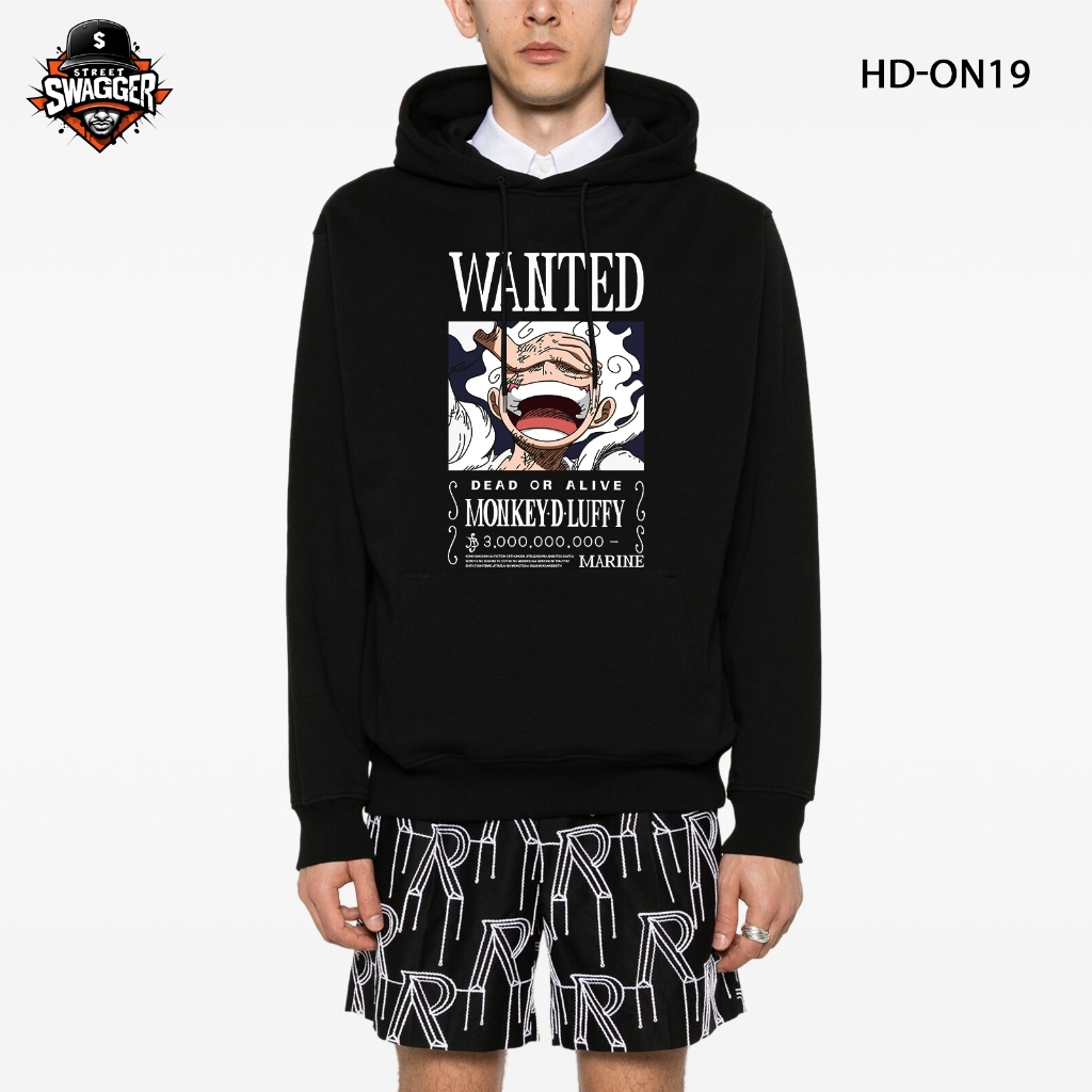 เสื้อฮู้ด Street Swagger Fox Fur, One Piece Luffy Gear 5, Zoro, Sanji, Ace 2 HD-ON19