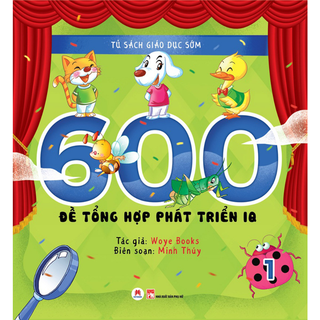 ตู้หนังสือ Early Education - 600 คําถามที่ครอบคลุมสําหรับพัฒนา IQ (เล่ม 1) - HH