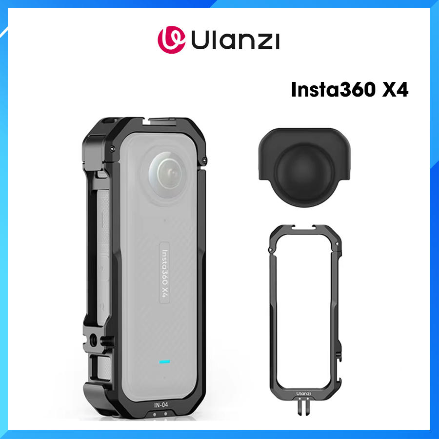 ULANZI IN-04 - กรอบโลหะ,ตัวป้องกันเลนส์สําหรับ Insta360 X4 C033