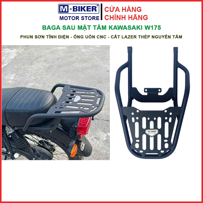 ด้านหลัง Baga W175, ด้านหลัง Baga Kawasaki W175, ด้านหลัง Baga ติดตั้งท้ายรถสําหรับ Kawasaki W175 แท